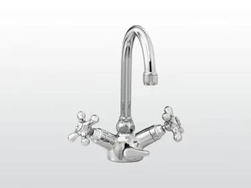 ROMA 3217 - 1 hole washbasin tap by RUBINETTERIE STELLA - view 2